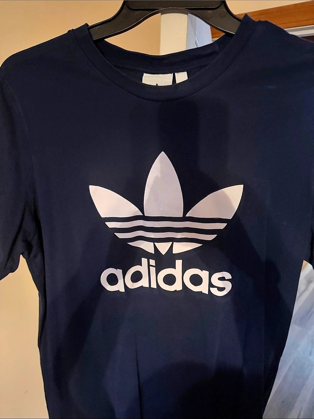 adidas Originals Trefoil Crew Short Sleeve T-Shirt Blue XL
